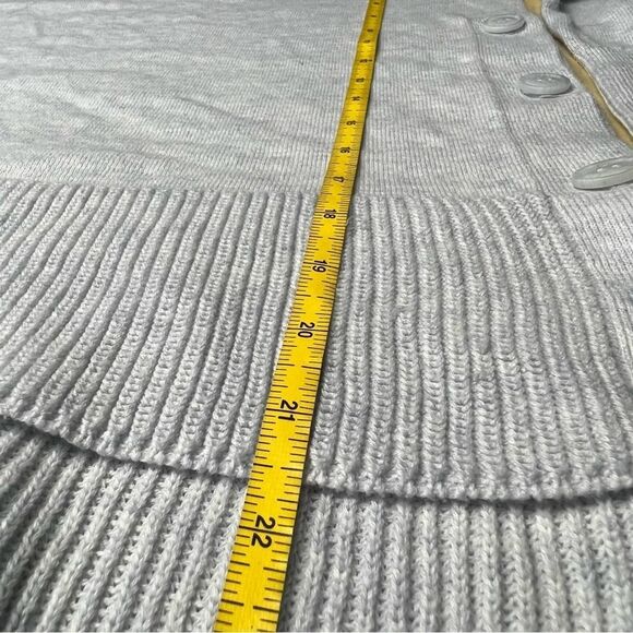 Tahari Cotton Knitted Pullover Hi-Low Buttoned Sweater S - Picture 7 of 7